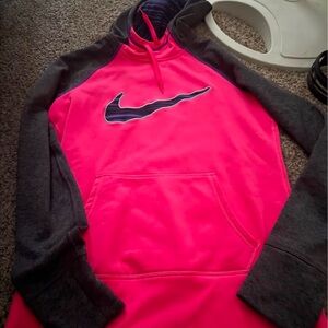 Hot pink/ dark gray